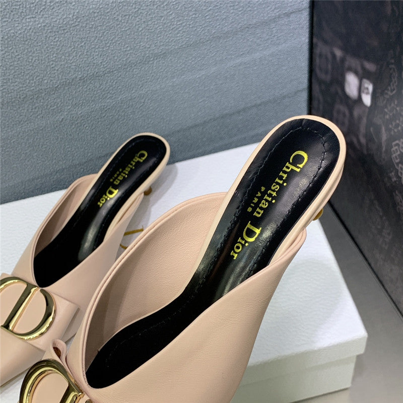 High Quality Luxury Dior Spring And Summer New Jelly-Colored Pointed Mules – Style 54374 product detail