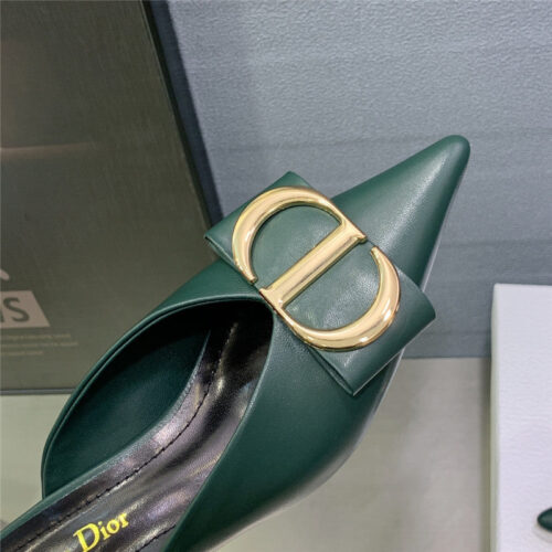 High Quality Luxury Dior Spring And Summer New Jelly-Colored Pointed Mules – Style 41958 product detail