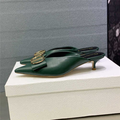 High Quality Luxury Dior Spring And Summer New Jelly-Colored Pointed Mules – Style 41958 product detail