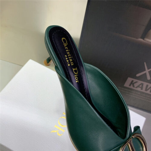 High Quality Luxury Dior Spring And Summer New Jelly-Colored Pointed Mules – Style 41958 product detail