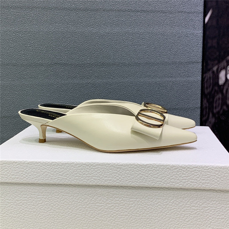 High Quality Luxury Dior Spring And Summer New Jelly-Colored Pointed Mules – Style 88294 product detail