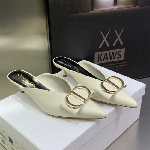 High Quality Luxury Dior Spring And Summer New Jelly-Colored Pointed Mules – Style 88294 alternate view