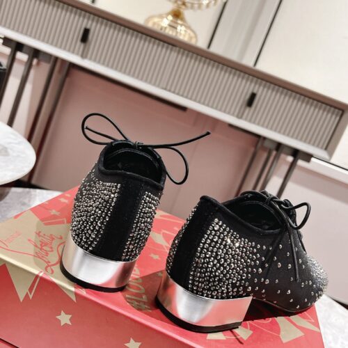 High Quality Luxury Christian Louboutin Mesh Leather Shoes – Style 24212 product detail