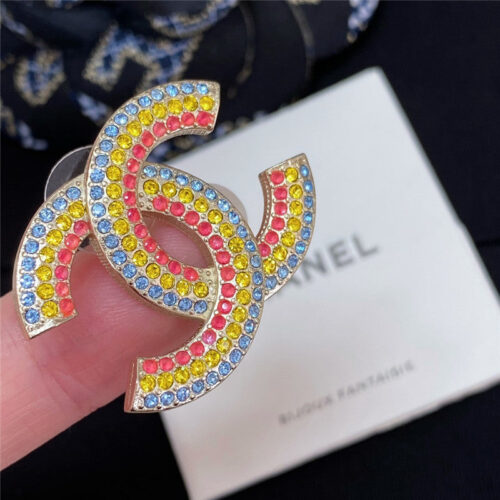 High Quality Luxury Chanel Spring Rainbow Series Earrings product detail