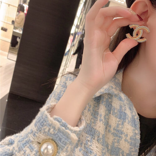 High Quality Luxury Chanel Spring Rainbow Series Earrings alternate view