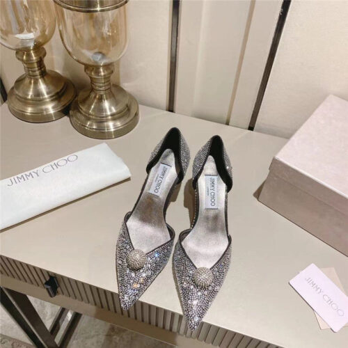 High Quality Luxury Jimmy Choo Diamond Wedding Shoes product detail