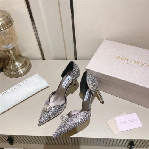 High Quality Luxury Jimmy Choo Diamond Wedding Shoes alternate view