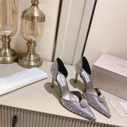 High Quality Luxury Jimmy Choo Diamond Wedding Shoes product detail
