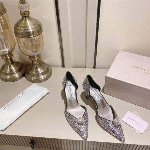 High Quality Luxury Jimmy Choo Diamond Wedding Shoes