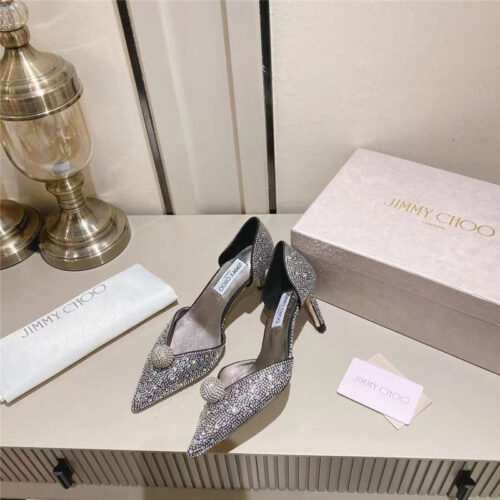 High Quality Luxury Jimmy Choo Diamond Wedding Shoes product detail
