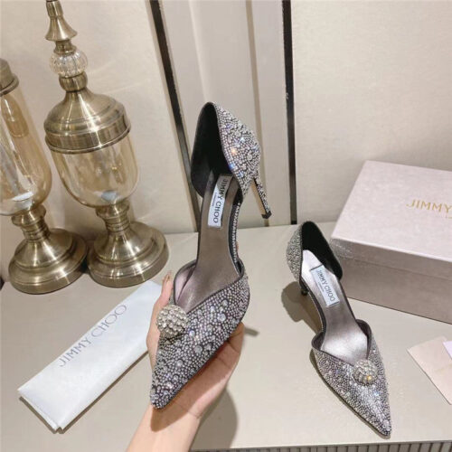 High Quality Luxury Jimmy Choo Diamond Wedding Shoes product detail