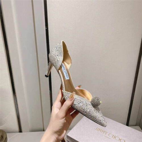 High Quality Luxury Jimmy Choo Diamond Wedding Shoes – Style 57015 product detail