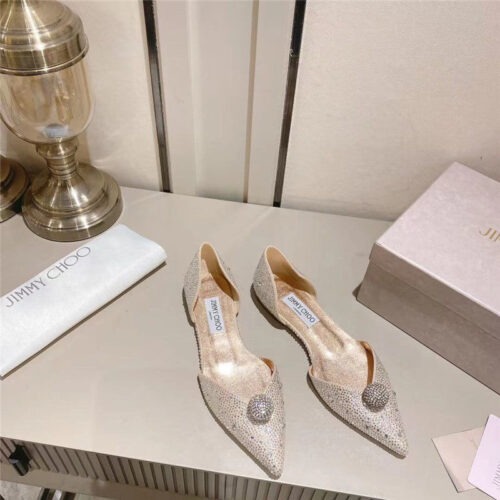 High Quality Luxury Jimmy Choo Diamond Wedding Shoes – Style 57015
