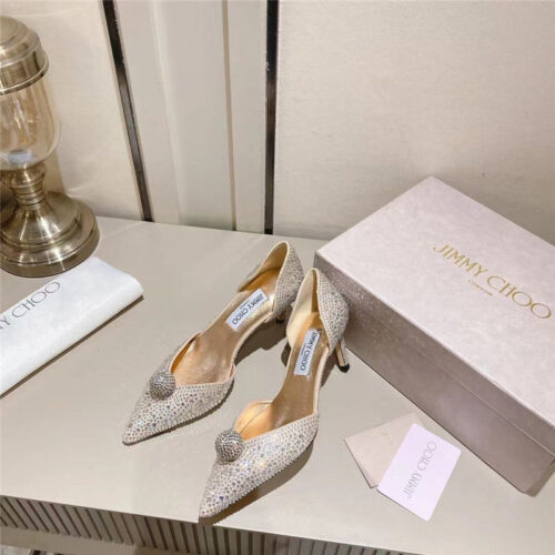 High Quality Luxury Jimmy Choo Diamond Wedding Shoes – Style 57015 alternate view