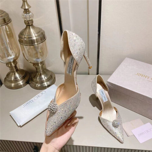High Quality Luxury Jimmy Choo Diamond Wedding Shoes – Style 57015 product detail
