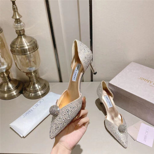 High Quality Luxury Jimmy Choo Diamond Wedding Shoes – Style 57015 product detail