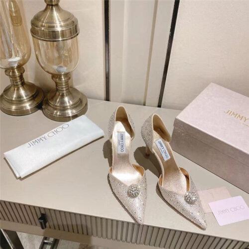 High Quality Luxury Jimmy Choo Diamond Wedding Shoes – Style 57015 product detail
