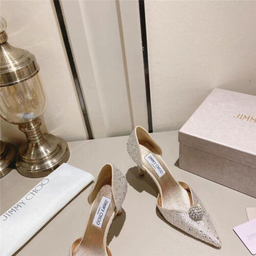 High Quality Luxury Jimmy Choo Diamond Wedding Shoes – Style 57015 product detail