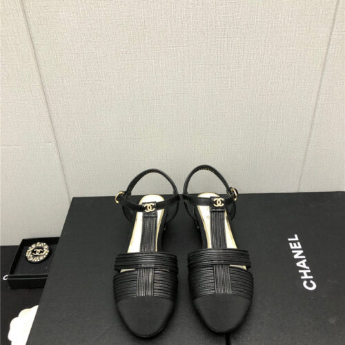High Quality Luxury Chanel New C Buckle Rhinestone High Heels – Style 23459 product detail