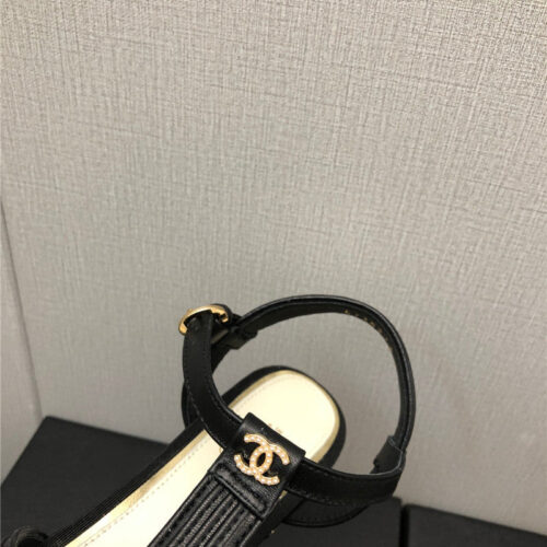 High Quality Luxury Chanel New C Buckle Rhinestone High Heels – Style 23459 product detail