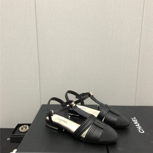 High Quality Luxury Chanel New C Buckle Rhinestone High Heels – Style 23459