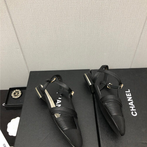 High Quality Luxury Chanel New C Buckle Rhinestone High Heels – Style 23459 product detail