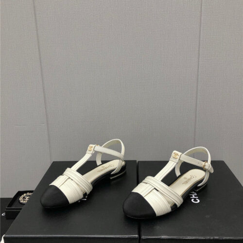 High Quality Luxury Chanel New C Buckle Rhinestone High Heels – Style 33635 product detail