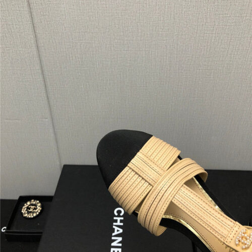 High Quality Luxury Chanel New C Buckle Rhinestone High Heels – Style 06086 product detail
