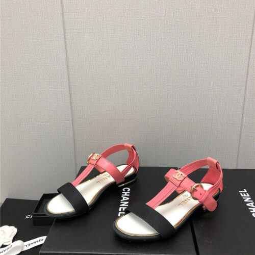 High Quality Luxury Chanel New C Buckle Rhinestone High Heels product detail