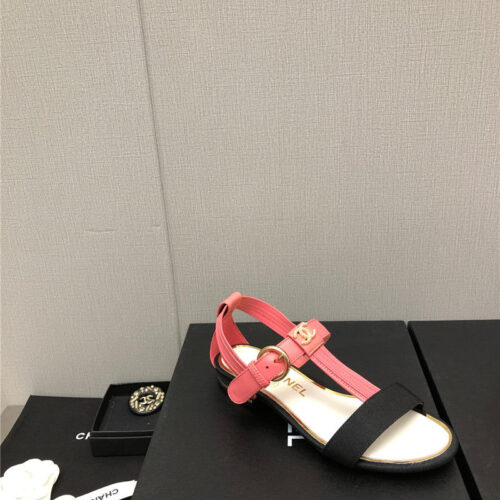 High Quality Luxury Chanel New C Buckle Rhinestone High Heels product detail