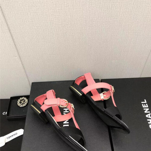 High Quality Luxury Chanel New C Buckle Rhinestone High Heels alternate view