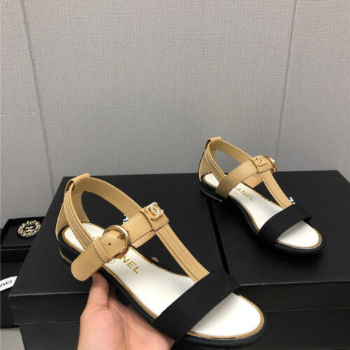 High Quality Luxury Chanel New C Buckle Rhinestone High Heels – Style 07782 alternate view