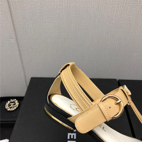 High Quality Luxury Chanel New C Buckle Rhinestone High Heels – Style 07782 product detail