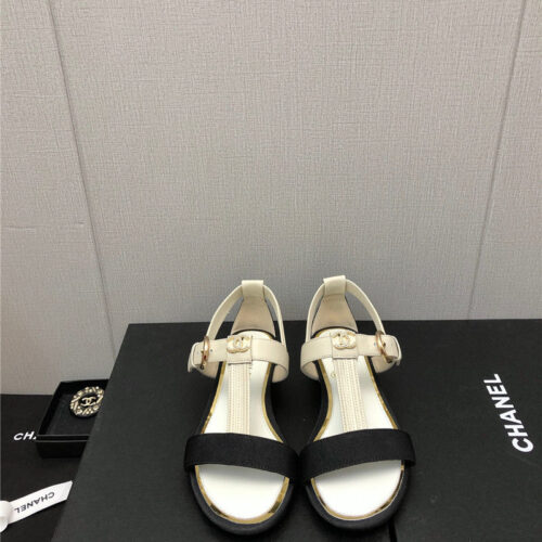 High Quality Luxury Chanel New C Buckle Rhinestone High Heels – Style 76710 product detail