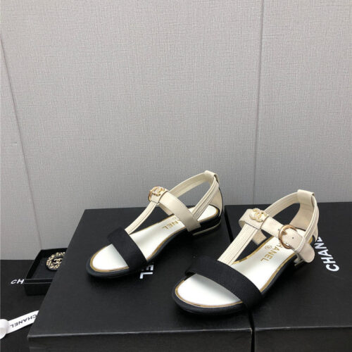 High Quality Luxury Chanel New C Buckle Rhinestone High Heels – Style 76710 product detail