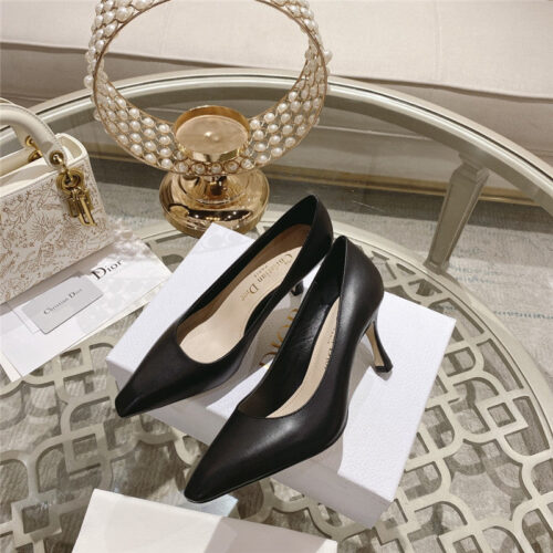 High Quality Luxury Dior Spring And Summer Classic Retro High Heel Shoes product detail