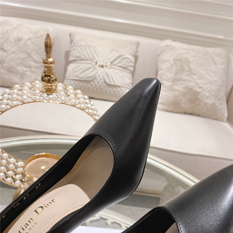 High Quality Luxury Dior Spring And Summer Classic Retro High Heel Shoes product detail