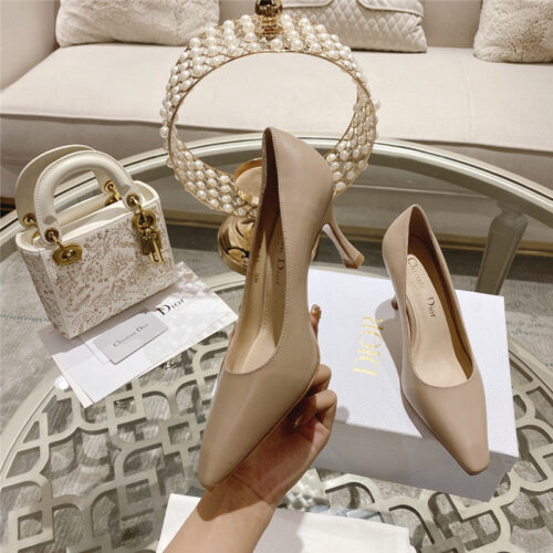 High Quality Luxury Dior Spring And Summer Classic Retro High Heel Shoes – Style 30694 product detail