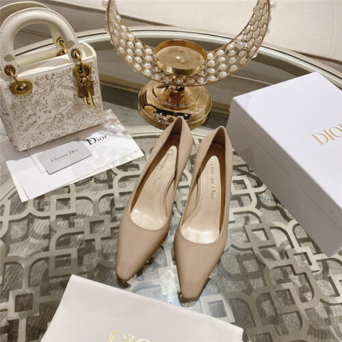 High Quality Luxury Dior Spring And Summer Classic Retro High Heel Shoes – Style 30694 product detail