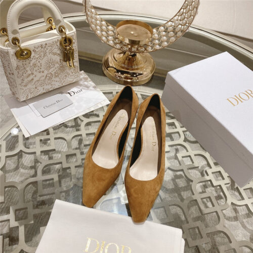 High Quality Luxury Dior Spring And Summer Classic Retro High Heel Shoes – Style 56678 product detail