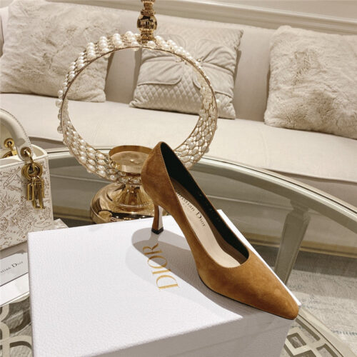 High Quality Luxury Dior Spring And Summer Classic Retro High Heel Shoes – Style 56678 product detail