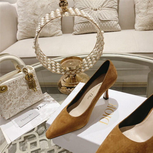 High Quality Luxury Dior Spring And Summer Classic Retro High Heel Shoes – Style 56678 product detail