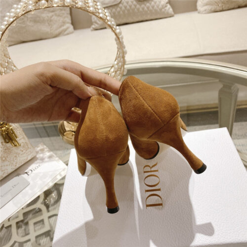 High Quality Luxury Dior Spring And Summer Classic Retro High Heel Shoes – Style 56678 product detail