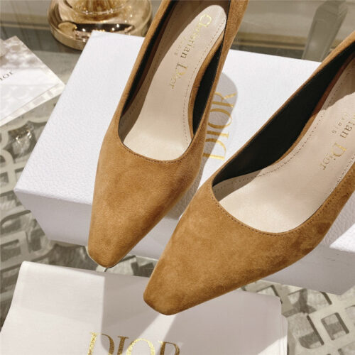 High Quality Luxury Dior Spring And Summer Classic Retro High Heel Shoes – Style 56678 product detail