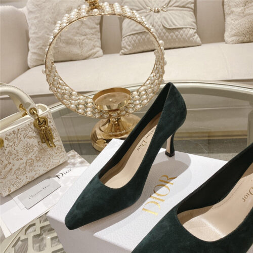 High Quality Luxury Dior Spring And Summer Classic Retro High Heel Shoes – Style 77574 product detail
