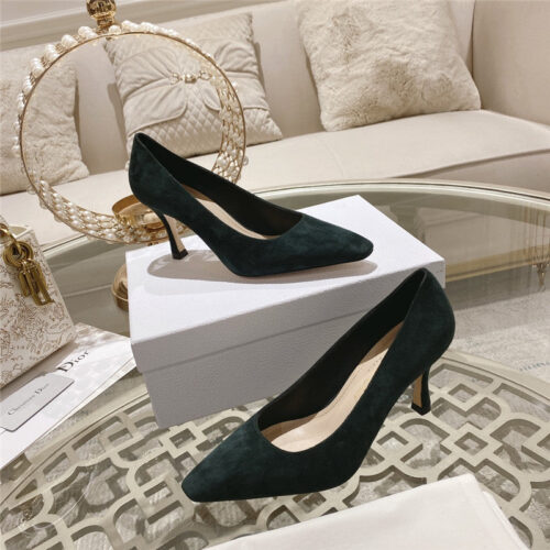 High Quality Luxury Dior Spring And Summer Classic Retro High Heel Shoes – Style 77574 alternate view
