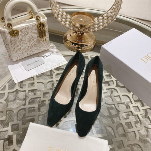 High Quality Luxury Dior Spring And Summer Classic Retro High Heel Shoes – Style 77574 product detail