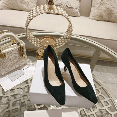 High Quality Luxury Dior Spring And Summer Classic Retro High Heel Shoes – Style 77574