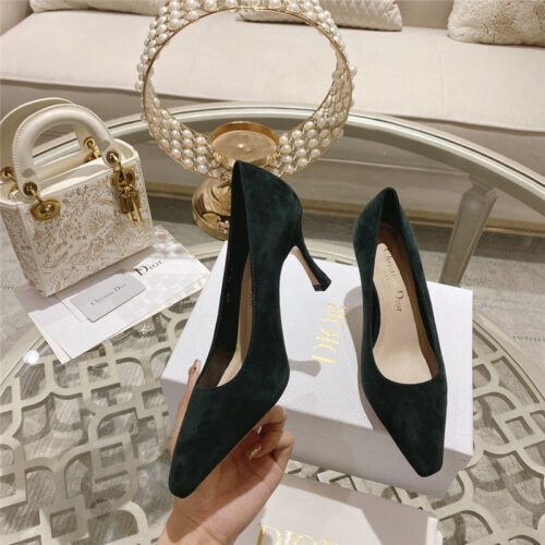 High Quality Luxury Dior Spring And Summer Classic Retro High Heel Shoes – Style 77574 product detail