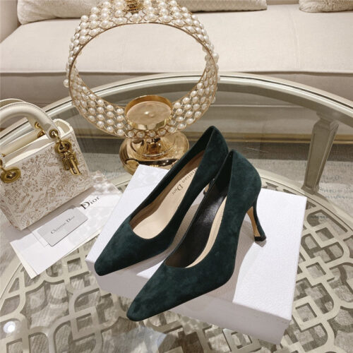 High Quality Luxury Dior Spring And Summer Classic Retro High Heel Shoes – Style 77574 product detail